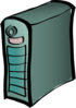 Green Server Clip Art